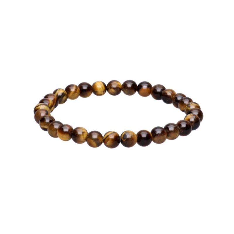 Bracciale in Occhio di Tigre 6mm
