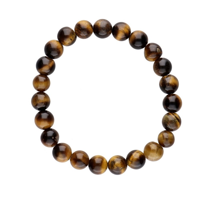 Bracciale in Occhio di Tigre 8 mm