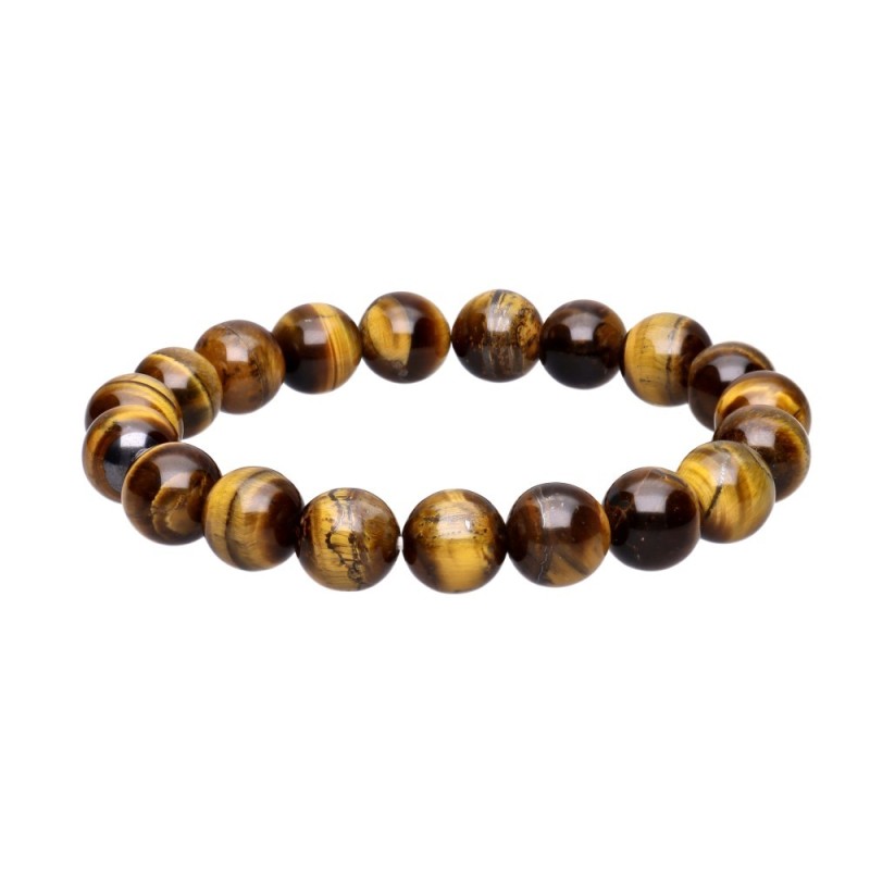 Bracciale in Occhio di Tigre 10mm