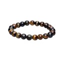 Grey Falcon Eye Bracelet 8 mm