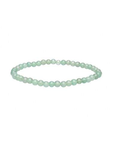 Bracciale in quarzo verde da 4mm.