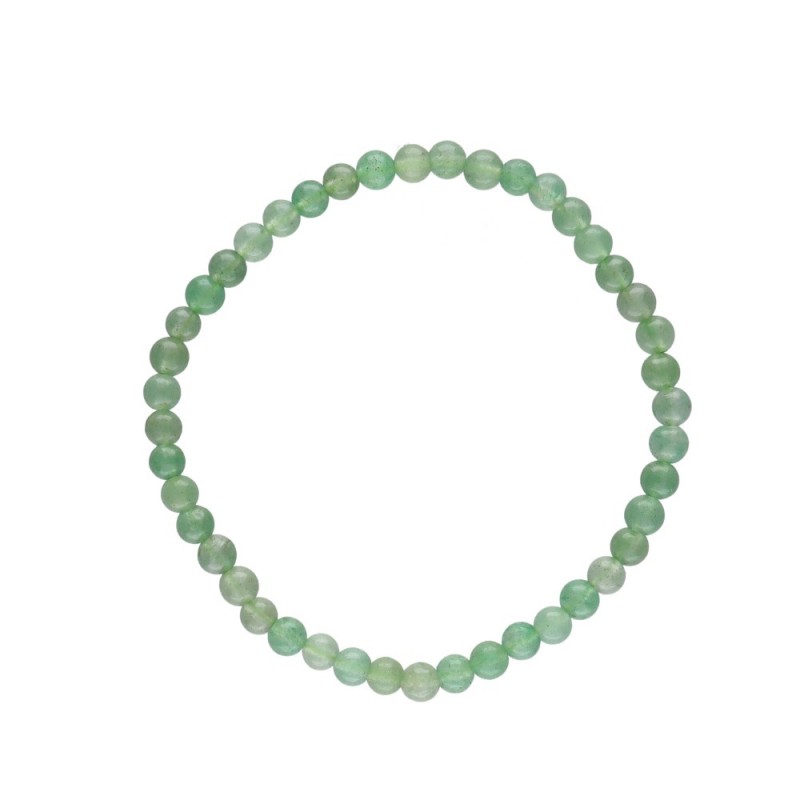Bracciale in Quarzo Verde 4mm