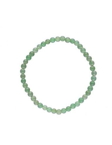 Bracciale in quarzo verde da 4mm.