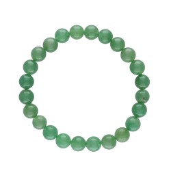Bracciale in Quarzo Verde 8mm