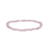 Pulseira de Quartzo Rosa 4mm