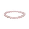 Bracciale in Quarzo Rosa 6mm