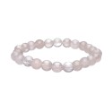 Bracciale in Quarzo Rosa 8mm
