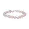 Pulsera de Cuarzo Rosa 8mm