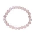 Pulseira de Quartzo Rosa 8mm