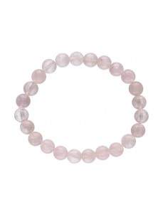 Pulseira de Quartzo Rosa 8mm 2