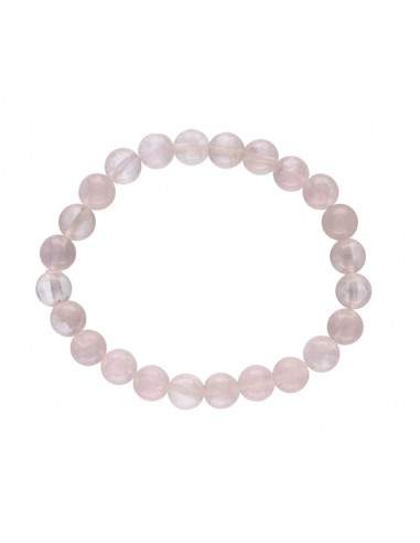 Pulsera di Quarzo Rosa 8mm