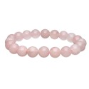 Bracelet de quartz rose 10mm