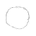 Pulsera de Cuarzo Blanco 4mm