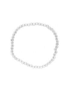 Pulseira de Quartzo Branco 4mm 2