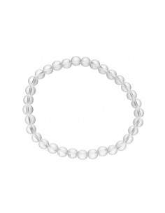 Bracelet de quartz blanc 6mm 2