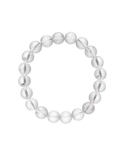 Pulsera de Cuarzo Blanco 10mm