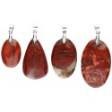 Ciondolo Cabochon di Giada Rossa