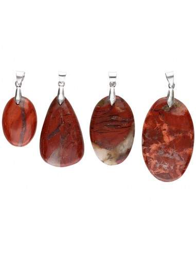 Colgante Cabochon di Diaspro Rosso