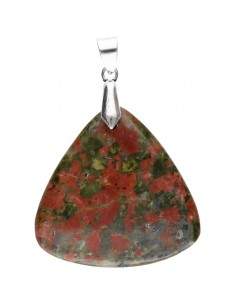 Unakita cabochon pendant