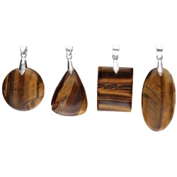 Pendente Cabochon di Occhio di Tigre