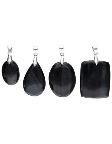 Ciondolo con cabochon di occhio di falco