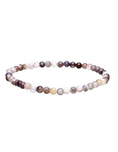 Bracciale in agata Botswana 4mm