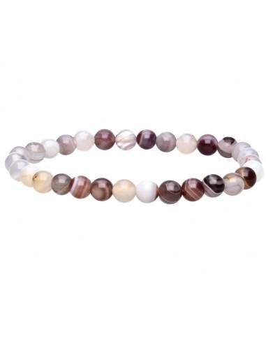 Bracciale in Agata Botswana 6mm