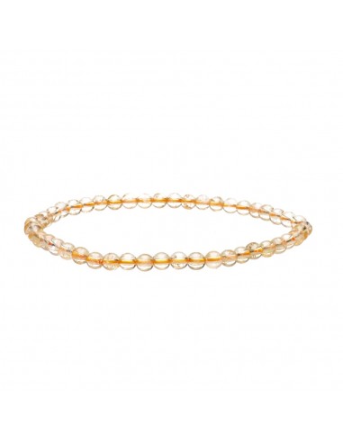4mm Heated Citrine Bracelet