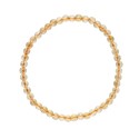 Pulseira de citrinos aquecidos 4mm
