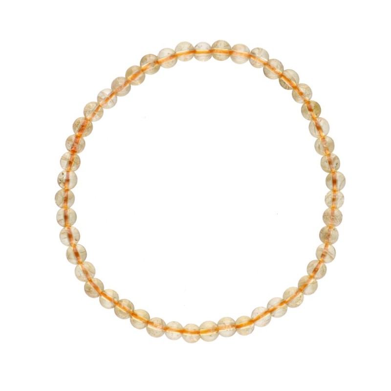 Bracciale in Citrino Riscaldato 4mm