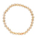Bracelet de citrine chauffée 6mm