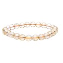 Bracelet de Citrine chauffée 8mm