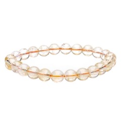 Bracciale in Citrino Riscaldato 8mm