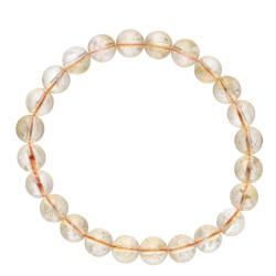 Bracciale in Citrino Riscaldato 8mm