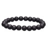 Bracciale in Lava 8mm