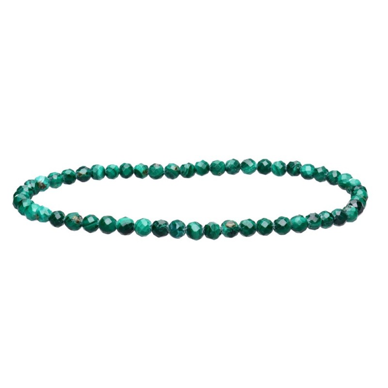 Bracciale Faccettato in Malachite 3mm
