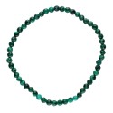 Bracelet de malachite à facettes 3mm