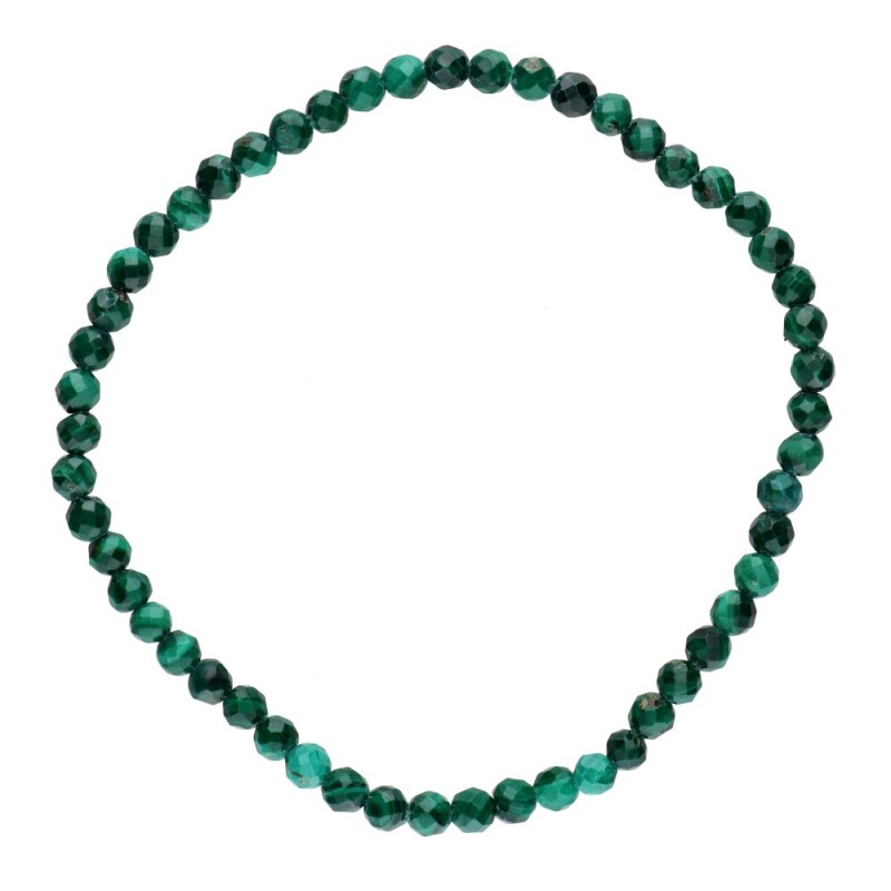 Bracciale Faccettato in Malachite 3mm