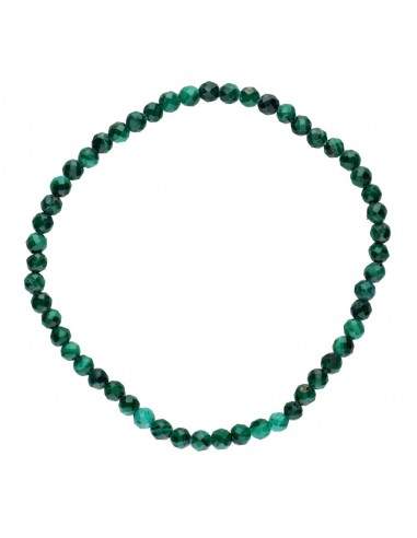 Bracciale sfaccettato di Malachite 3mm
