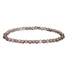 Bracciale Faccettato in Quarzo Fumè 3mm