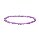 Bracelet d'améthyste à facettes 3mm