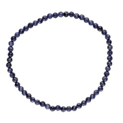 Bracciale Faccettato di Zaffiro 3mm