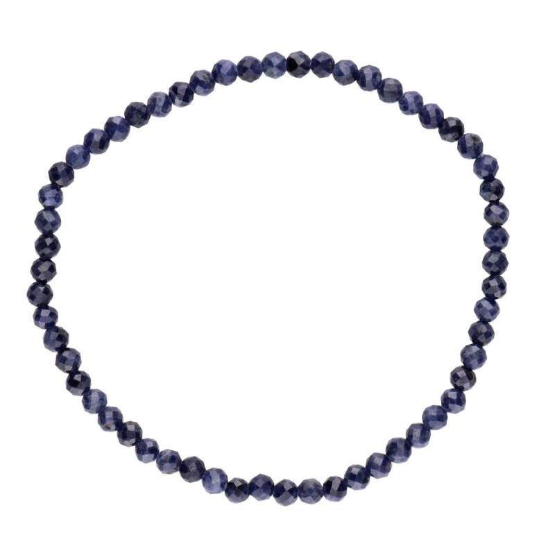 Bracciale Faccettato di Zaffiro 3mm