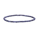Bracelete Facetada de Safira de 3mm