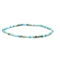 Bracciale sfaccettato di Turchese Arizona 4mm