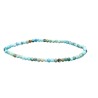 Bracciale sfaccettato di Turchese Arizona 4mm