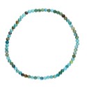 Bracciale sfaccettato di Turchese Arizona 4mm