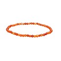 Bracelet de cornaline à facettes 4mm
