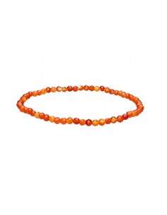 Faceted Carnelian Bracelet 4mm