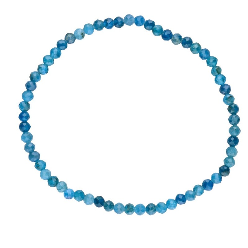 Bracciale Facettato in Apatite Scura 3mm